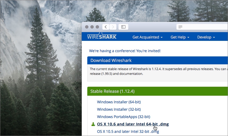 wireshark download for mac yosemite